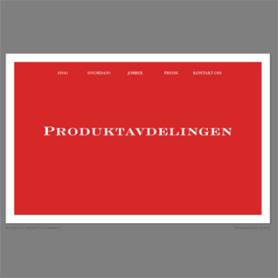 Produktavdelingen